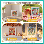 Trandraft 13 Pcs Summer Wreath Interchangeable Holiday Small Diamond Art Kits - Image 6