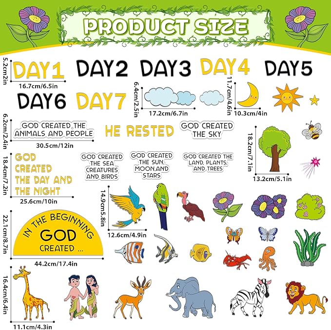 Christian Bulletin Board for Classroom Decorations Religious VBS Classroom - Image 2
