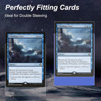 400 Pack Card Sleeves, 200 Matte Blue Trading Card Sleeve and 200 Perfect Fit - Image 2
