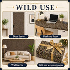 Leopard Print Bulletin Board Paper Roll Cheetah Bulletin Board Background Paper - Image 6