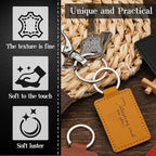 30 Pcs Leather Key Fob Kit, Rectangular Laser Engraving Blanks - Image 4