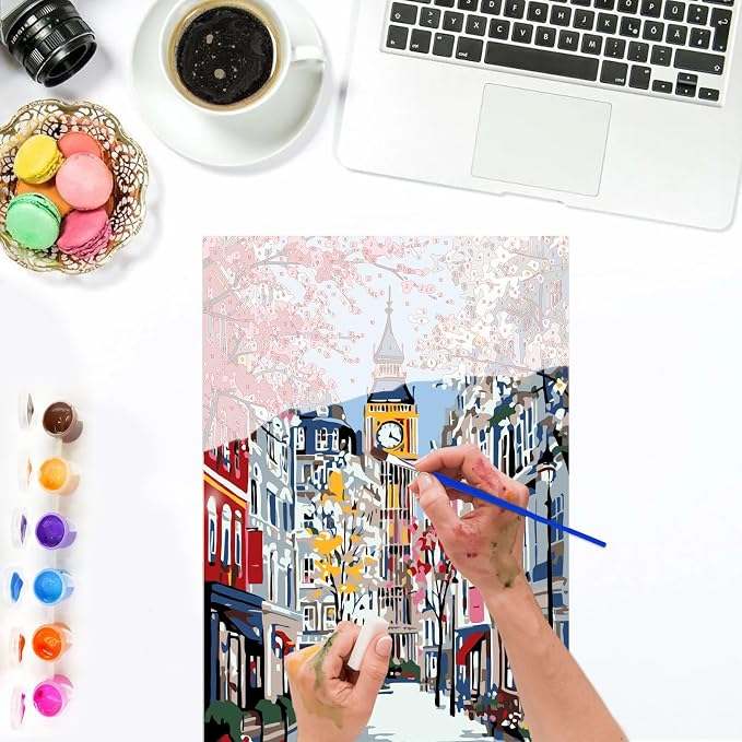 Lxmsja Big Ben Paint by Numbers Kit - Image 6