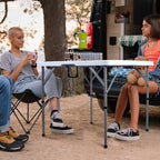 Byliable 34" Square Folding Card Table, Fold-in-Half Utility Dining Portable - Image 9