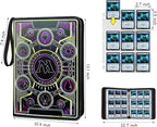 9 Pocket Card Binder, Trading Card Binder Premium 720 Double PU Card Collection - Image 2
