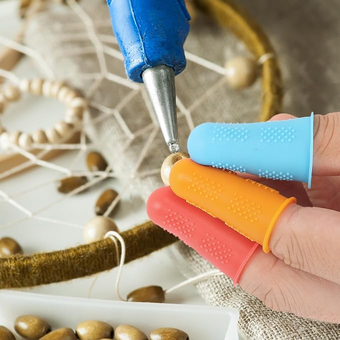 Mr. Pen- Hot Glue Gun Finger Protectors, Rubber Fingers Tips, Rubber Finger - Image 6