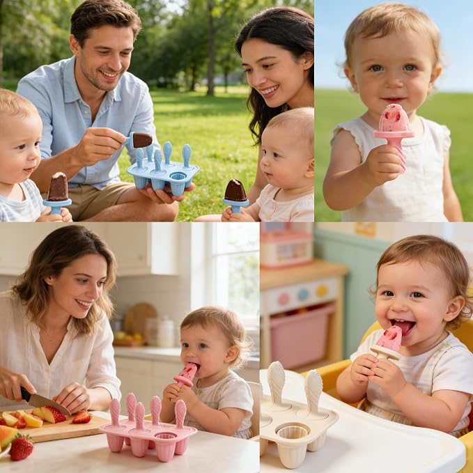 Silicone Baby Popsicle Molds for Teething Relief - Image 7