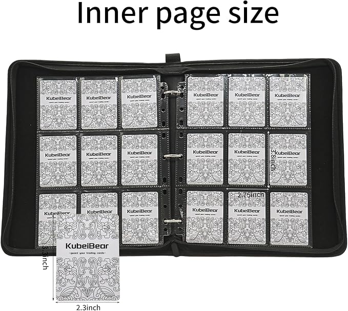 Card Binder – 720 Capacity, Zippered Trading Card Holder - Image 7
