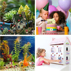 120PCS Mini Luminous Ladybug, Tiny Resin Ladybug Miniature Figurines, Glow in - Image 7