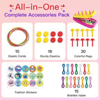 Arts and Crafts for Kids Age 8-12 Friendship Bracelet Making Kit for Girls - Image 2