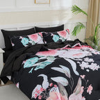 Yogeneg Queen Comforter Set 7 Piece Bed in a Bag, Soft Microfiber Comforter - Image 2