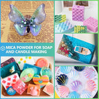 Mica Powder, 7.05OZ（200g）, Epoxy Resin, Candle Making, Bath Bombs - Image 6