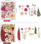 132 PCS Pressed Flowers for Resin molds Real Dried Flower Leaves for Resin - Image 2