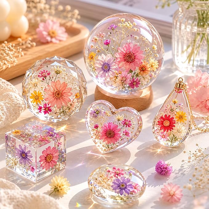Mini Dried Flowers for Resin, Bulk Tiny Dried Pressed Flowers for Crafts DIY - Image 2