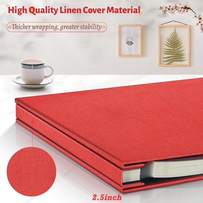 Artfeel Photo Album Self Adhesive Scrapbook, 120 Pages Large Photo Book - Image 5