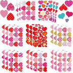 24 Sheets of Valentines Day Heart Stickers by Cosomia