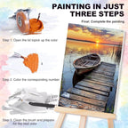 4 Pack Framed Paint by Numbers Kit - Image 8