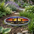 Magnolia Garden 10-Inch Three Crosses Stepping Stone - Image 4