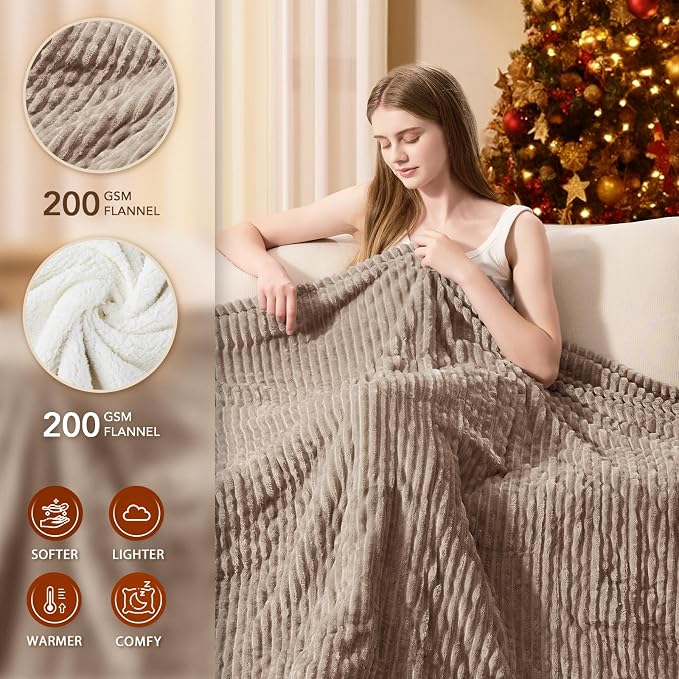 Homemate Electric Blanket Full Size- 72"x84" Heated Blanket Full Size 1/2/4/6/8 - Image 2