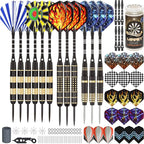 LANNEY Darts Metal Tip Set, Steel Tip Darts Set 20 Grams 24 Grams and 26 Grams by LANNEY