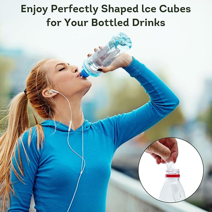 Lily's Home Set of 4 Silicone Ice Cube Tray without Lid, Stackable Design - Image 6