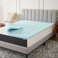 LUCID 2 Inch Gel Memory Foam Mattress Topper, California King size – 5 Zones – by Lucid