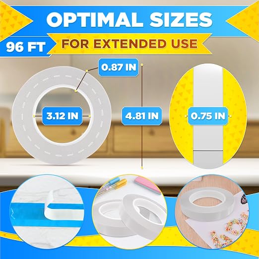 3/4 Inch Double Sided Fabric Tape - Image 2