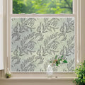 DKTIE Retro Leaves Pattern Two Way Window Film Privacy Day and Night Window by Dktie