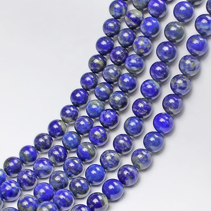MJDCB Natural Lapis Lazuli Gemstone Loose Beads Round 4mm Energy Stone Healing - Image 7