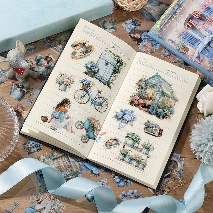Scrapbooking Stickers 20 Sheets Pre-Cut 120 Pet Stickers People Sticker Books - Image 5