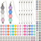 Sandure 162pcs DIY Beadable Metal Bookmarks Craft Kit by Sandure