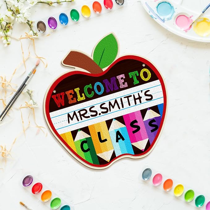 Large Welcome Sign for Classroom Decoration Crafts Hanging to Paint DIY Blank - Image 6