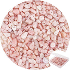456 PCs Natural Chip Stone Beads, 5-8mm Irregular Multicolor Gemstones Loose by BONNY+BOXX