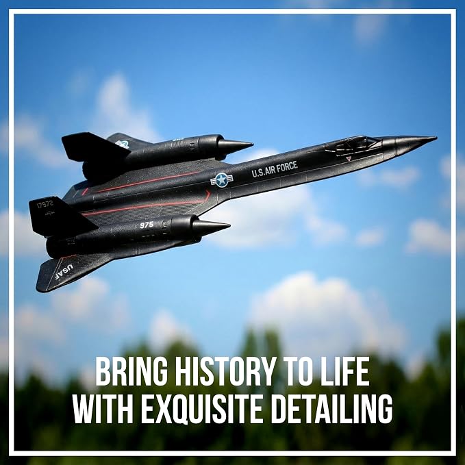 Postage Stamp USAF SR-71 Blackbird Die-Cast Metal Model – 1:200 Scale Strategic - Image 7