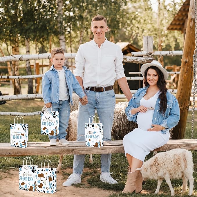 Gaillty 24 Pcs My First Rodeo Party Favor Bags 1st Rodeo Birthday Gift Bags - Image 6