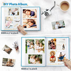Artfeel Photo Album Self Adhesive Scrapbook, 120 Pages Large Photo Book - Image 3