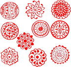 Royal Kraft Round Wooden Printing Stamps - Image 2