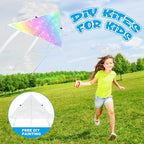 Syhood 120 Pieces DIY Blank Kite - Image 3