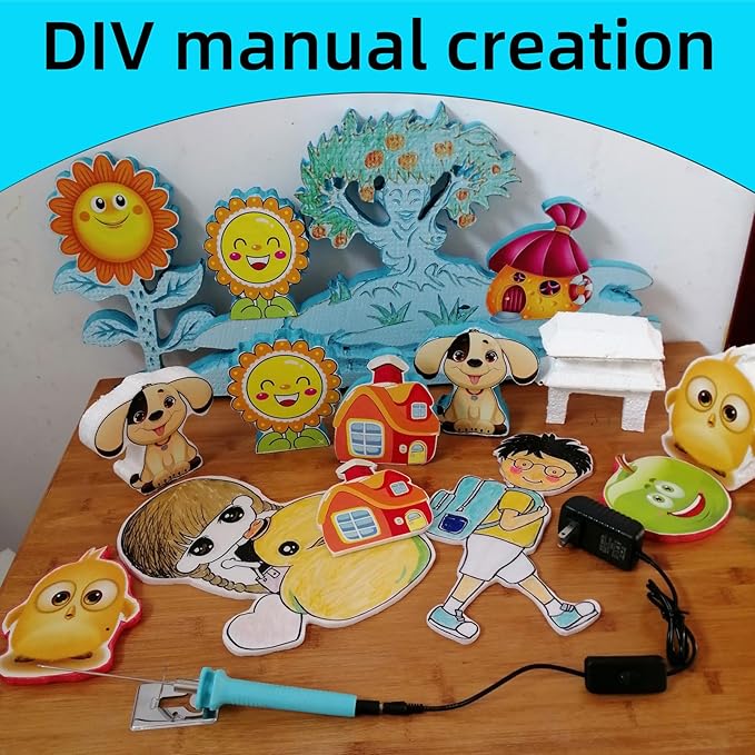 Electric Hot Wire Cutter 5CM length Hot melt Pen, Hot Electric Cutter Kit - Image 6
