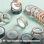 Mr. Pen- Washi Tape Set, 21 Rolls, Floral Vintage | 5 Yards/Roll, Washi Tape - Image 5