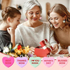 Augshy 64 Pcs Mother's Day Resin Charms, Mom Conversation Heart Charm | Love - Image 6