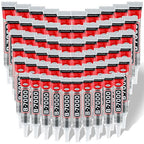60 Tube B-7000 Glue 15Ml/0.5 fl oz- Strong Transparent Rhinestone Glue by Cruzix