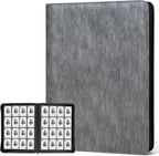 Card Binder 16 Pocket, Premium 1024 Double Sided Pocket Collection Binder by Hijvxk