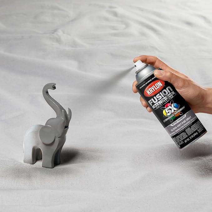 Krylon Rust Preventative Spray Paint, Vintage Gray, 12 oz K02726007-1 Each - Image 8