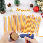 72pcs Metallic Gold Hot Glue Sticks, 0.27"x8" Mini Glue Sticks Colored - Image 7
