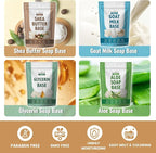 LFISGNN Soap Making Kit with 4 Flavored 4.4 lbs Soap Base, DIY Soap Making - Image 5