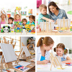 ESRICH 16 PCS 11.8" Wood Easels, Tabletop Easel - Image 7