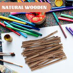 Didiseaon 100pcs 3. 9-inch Natural Wood Sticks, Tea Tree & Boxwood, Driftwood - Image 8