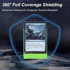 400 Pack Card Sleeves, 200 Matte Green Trading Card Sleeve and 200 Perfect Fit - Image 5