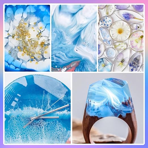 1 Gallon Epoxy Resin Kit, Crystal Clear and Hard Upgraded 2 Part Resin and - Image 9