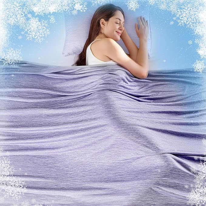 KMUSET Cooling Blanket Queen Size, Double Sided Summer Cooling Blankets by COZYBLANKETHappyHomeLife
